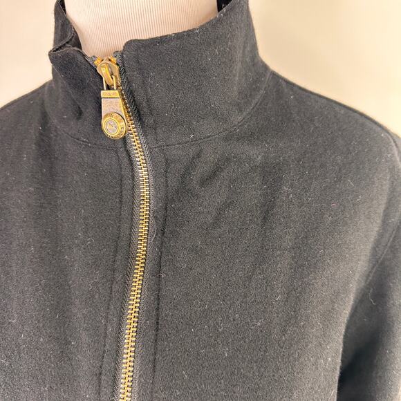 Powder River Outfitters Panhandle Slim Black Women's Wool Zip Up Jacket Size Med - Picture 4 of 10